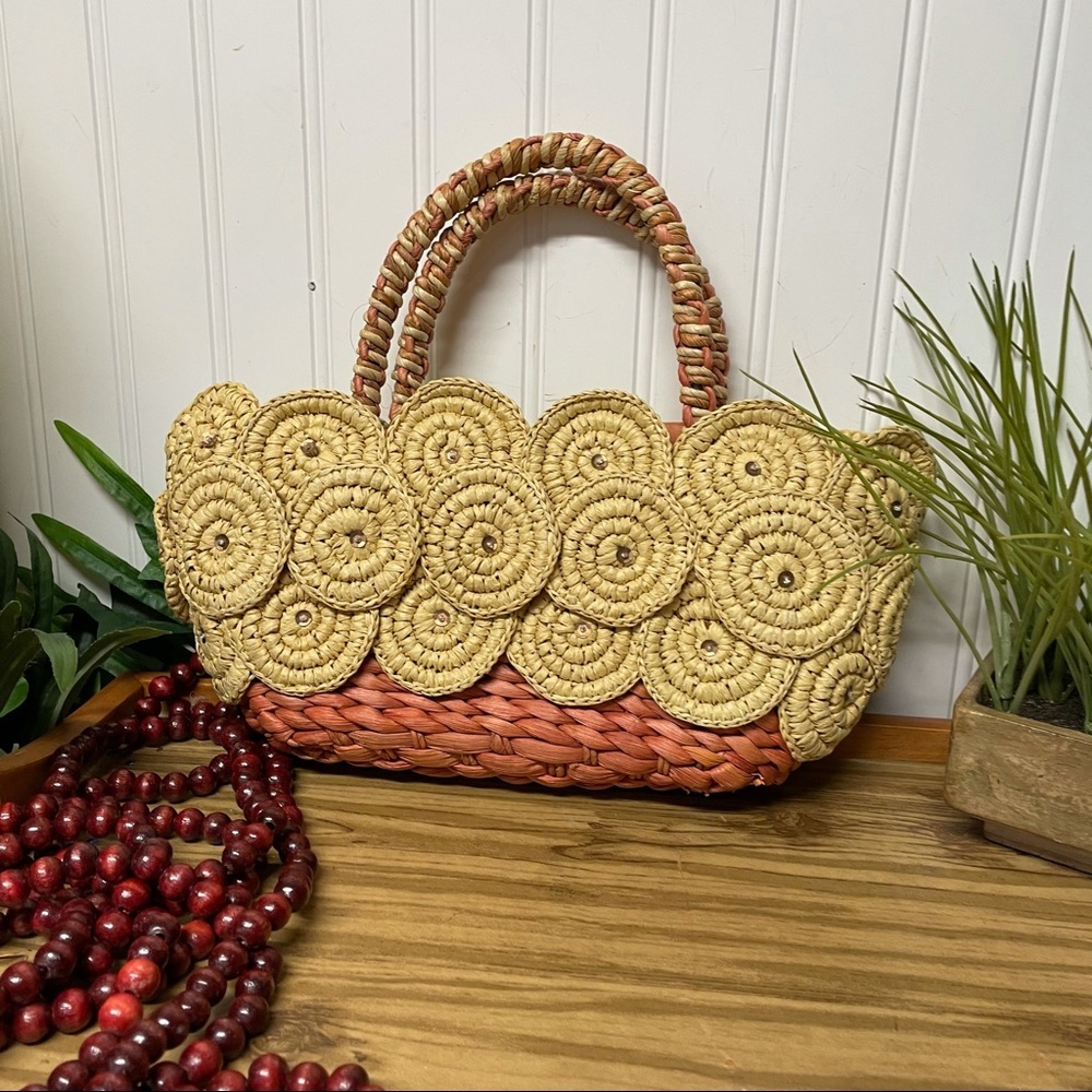 Vintage Corn Husk Handbag